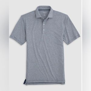 Johnnie-O Lyndon Striped Polo (JMPO2010), in Heather Twilight XL NWT MSRP $98